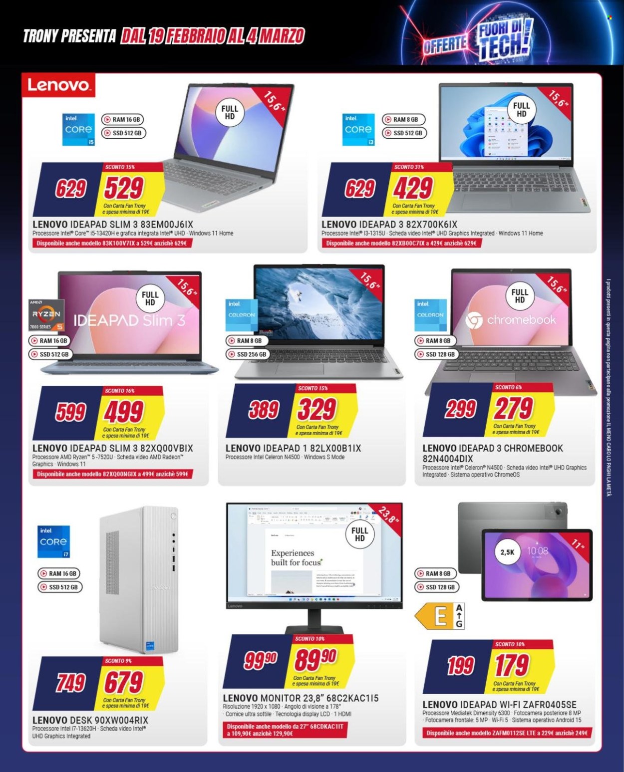 Volantino Trony - 19/2/2026 - 18/3/2026. Pagina 14