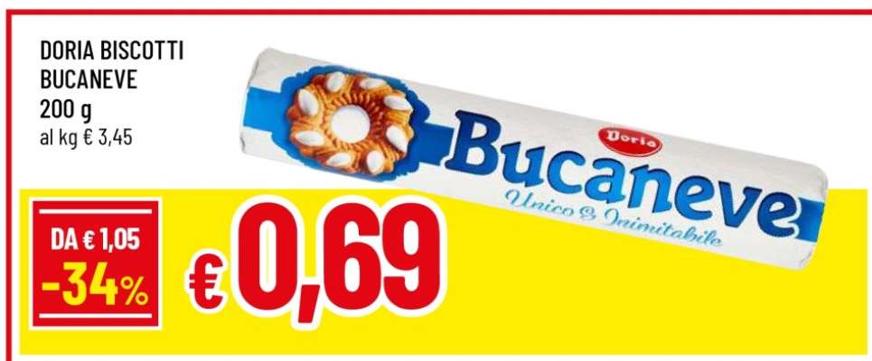 Doria Biscotti Bucaneve