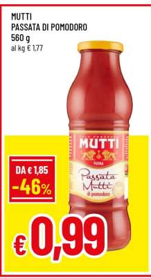 MUTTI passata di pomodoro