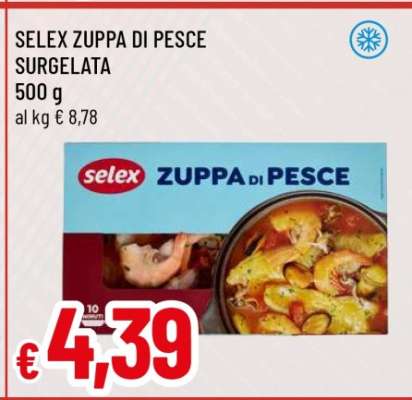 SELEX ZUPPA DI PESCE SURGELATA