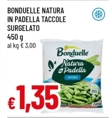 BONDUELLE NATURA IN PADELLA TACCOLE SURGELATO