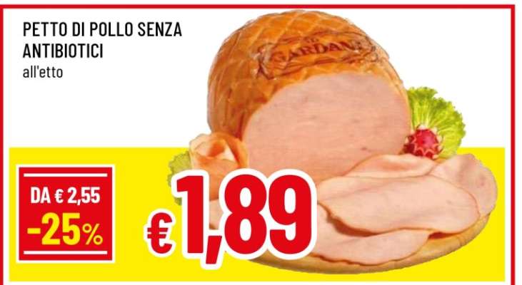 PETTO DI POLLO SENZA ANTIBIOTICI