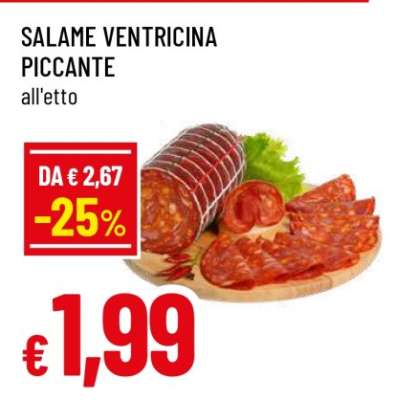 Salame ventricina piccante