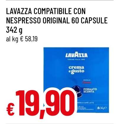 LAVAZZA COMPATIBILE CON NESPRESSO ORIGINAL 60 CAPSULE