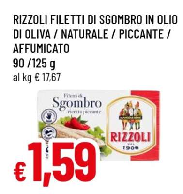 RIZZOLI filetti di sgombro