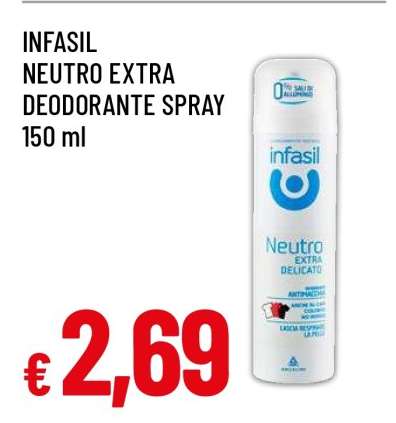 INFASIL NEUTRO EXTRA DEODORANTE SPRAY