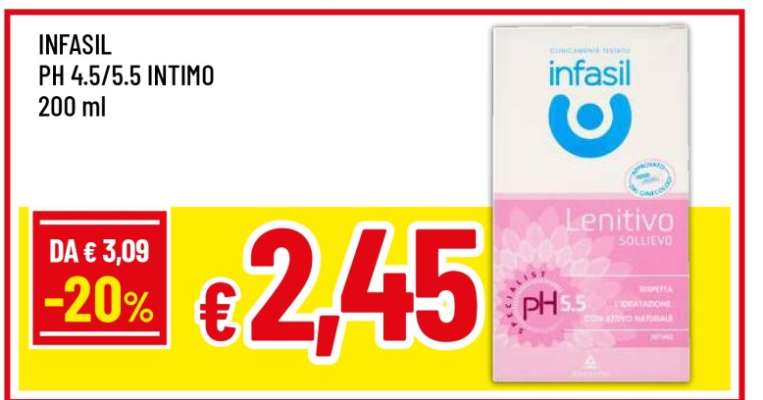 INFASIL PH 4.5/5.5 INTIMO 200 ml