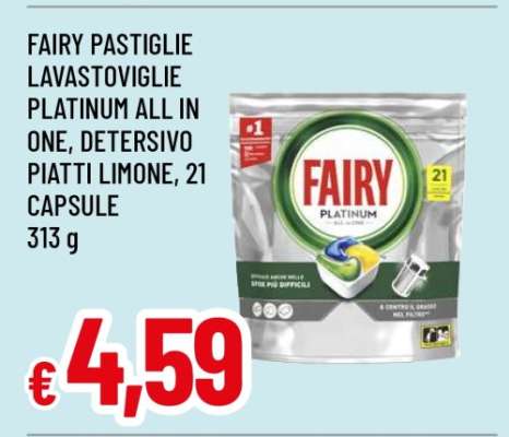 FAIRY PASTIGLIE LAVASTOVIGLIE PLATINUM ALL IN ONE