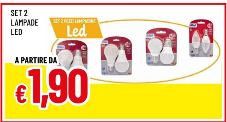 SET 2 LAMPADE LED