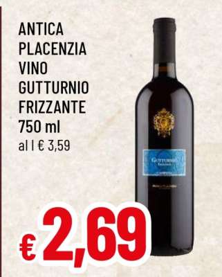 ANTICA PLACENZIA VINO GUTTURNIO FRIZZANTE