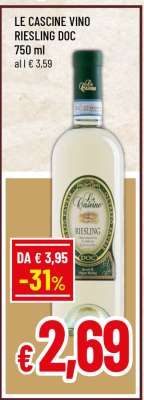 LE CASCINE VINO RIESLING DOC