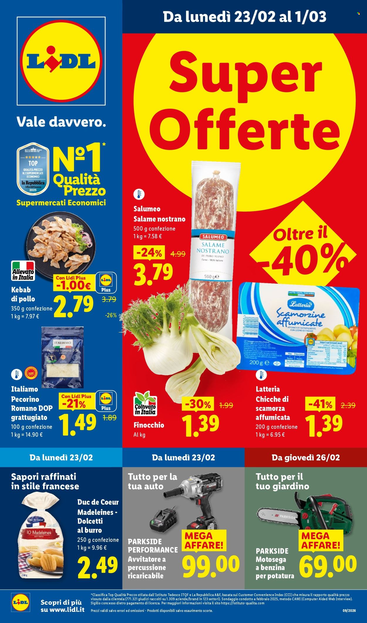 Volantino Lidl - 23/2/2026 - 1/3/2026. Pagina 1