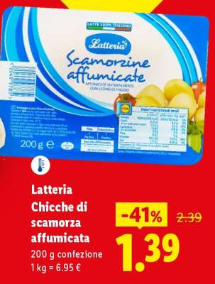 Latteria Chicche di scamorza affumicata