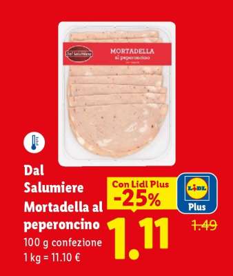 Dal Salumiere Mortadella al peperoncino