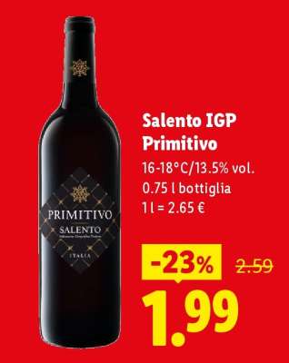 Salento IGP Primitivo