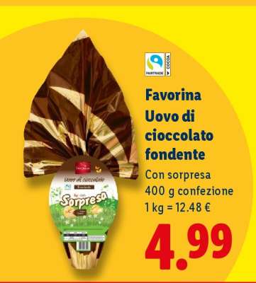 Favorina Uovo di cioccolato fondente