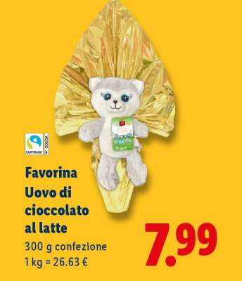 Favorina Uovo di cioccolato al latte