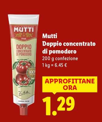 Mutti Doppio concentrato di pomodoro