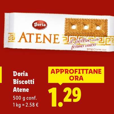 DORIA Biscotti Atene