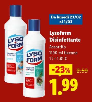 Lysoform Disinfettante