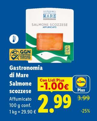 Gastronomia di Mare Salmone scozzese