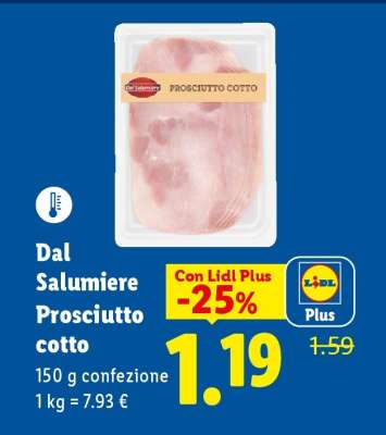 Dal Salumiere Prosciutto cotto