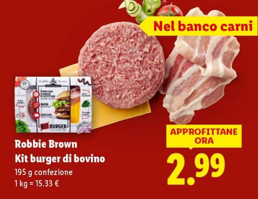 Robbie Brown Kit burger di bovino