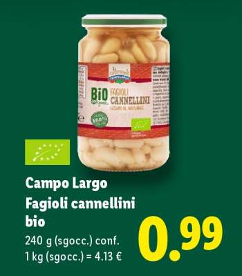 Campo Largo Fagioli Cannellini Bio
