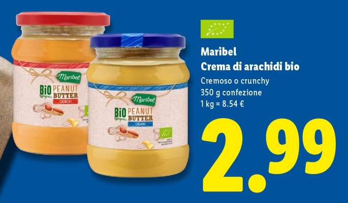 Maribel Crema di arachidi bio