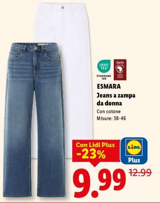 esmara Jeans a zampa da donna