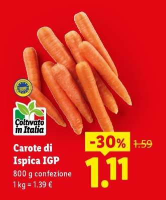 Carote di Ispica IGP