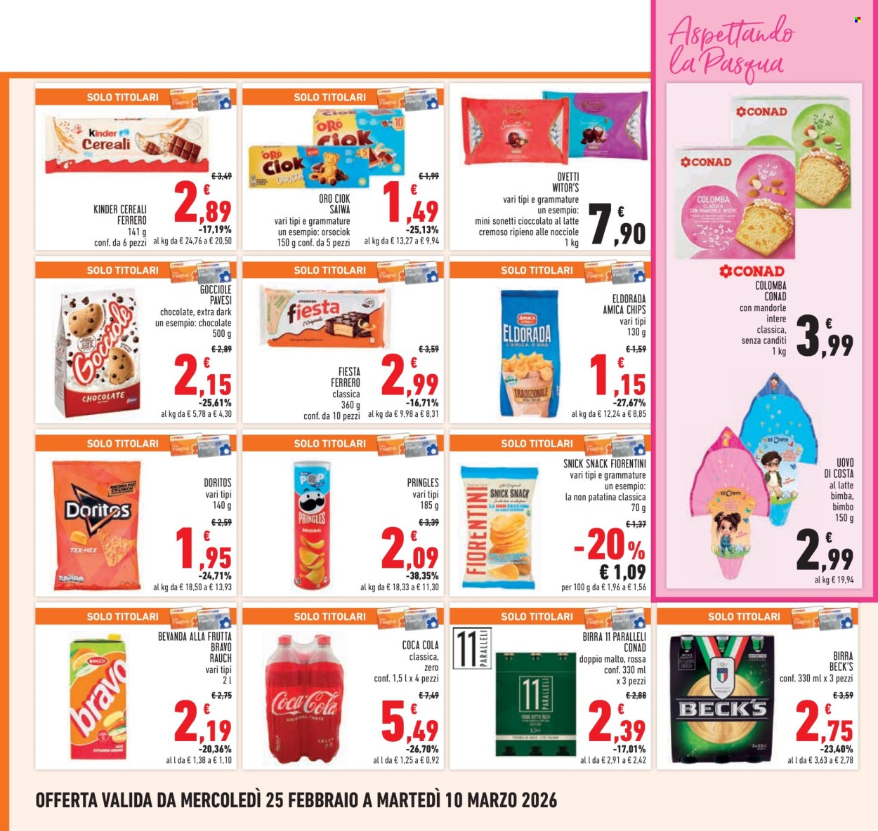 Volantino Conad - 25/2/2026 - 10/3/2026. Pagina 20