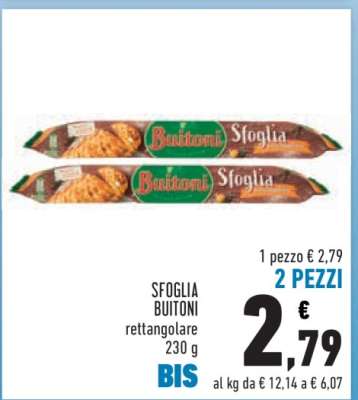 SFOGLIA BUITONI rettangolare