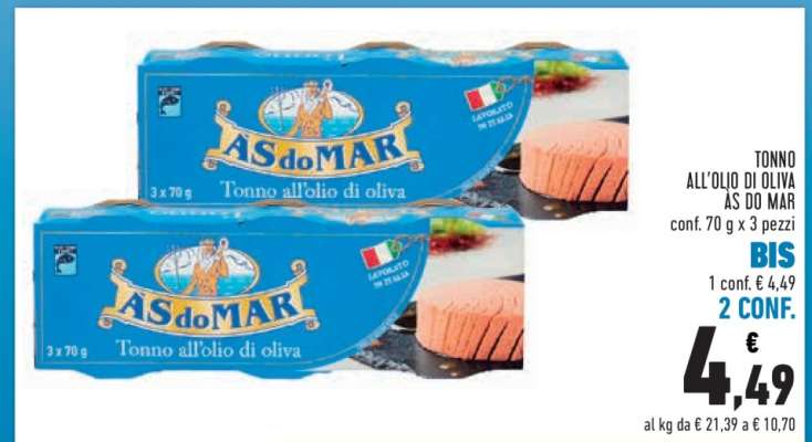 Tonno all'olio di oliva As do Mar