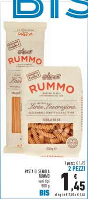 PASTA DI SEMOLA RUMMO