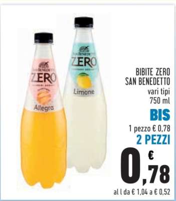 BIBITE ZERO SAN BENEDETTO