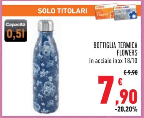 BOTTIGLIA TERMICA FLOWERS