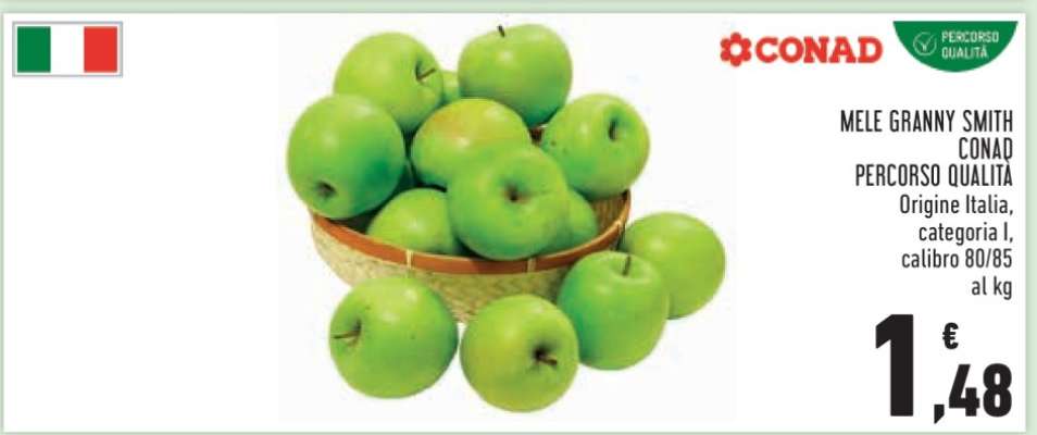 MELE GRANNY SMITH CONAD PERCORSO QUALITÀ