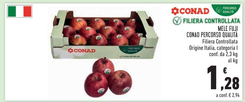 Mele Fuji Conad Percorso Qualità