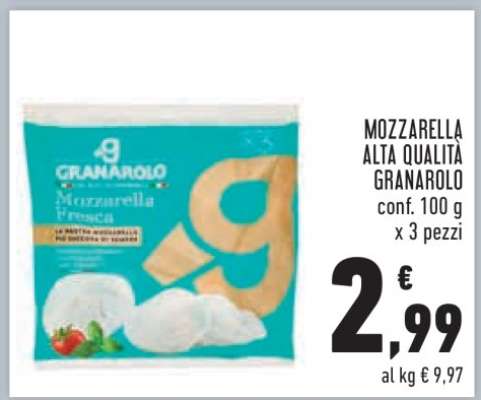 Mozzarella Alta Qualità Granarolo