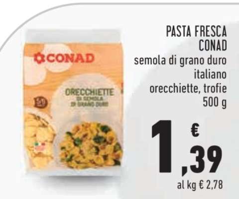 Pasta fresca CONAD