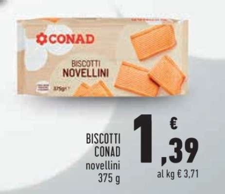 BISCOTTI CONAD novellini