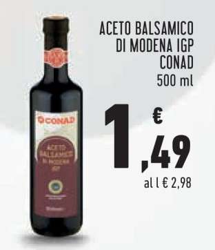 ACETO BALSAMICO DI MODENA IGP CONAD