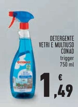 Detergente vetri e multiuso CONAD