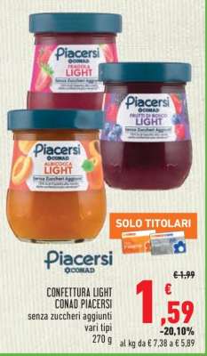 CONFETTURA LIGHT CONAD PIACERSI