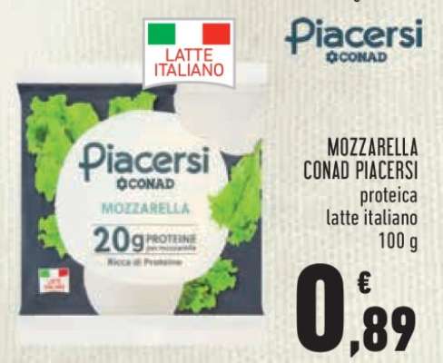 MOZZARELLA CONAD PIACERSI