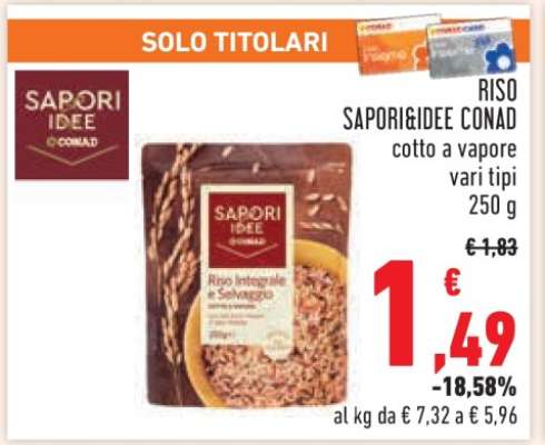 RISO SAPORI&IDEE CONAD