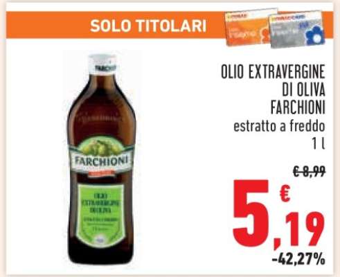 OLIO EXTRAVERGINE DI OLIVA FARCHIONI