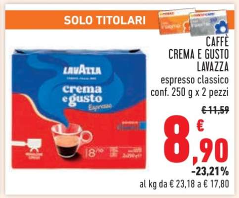 CAFFÈ CREMA E GUSTO LAVAZZA