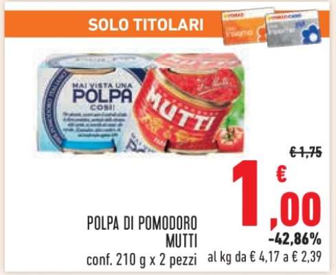 POLPA DI POMODORO MUTTI